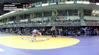 144 lbs Quarters & 1st Wb (16 Team) - Gavin Pedersen, Grand Island vs Reece Santamaria, Papillion-LaVista South