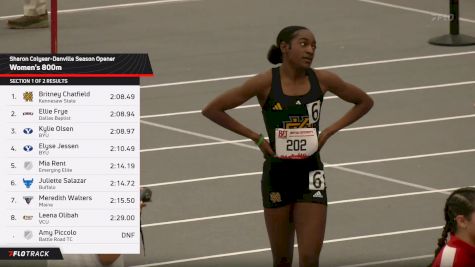 Women's 800m, Prelims 2