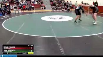 220 lbs Cons. Round 3 - Cruz Fourre, Jackson Hole vs Eric Resendiz, Cheyenne East