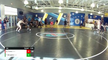 150 lbs Round 5 (8 Team) - Trevonte Burgess, Eagles WC vs Spencer Timm, Braves WC