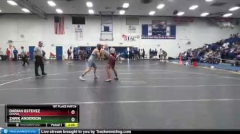 157 lbs 1st Place Match - Darian Estevez, Chicago vs Zarik Anderson, Dubuque