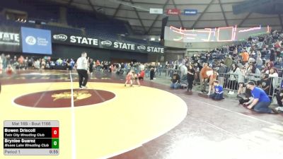 45 lbs Champ. Rd Of 16 - Bowen Driscoll, Twin City Wrestling Club vs Brynlee Suarez, Moses Lake Wrestling Club