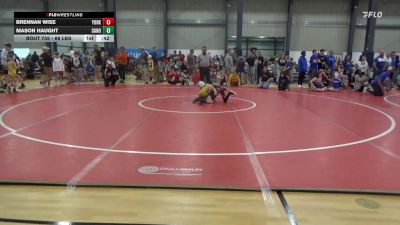 66 lbs Round Of 16 - Brennan Wise, York vs Mason Haught, Canonsburg