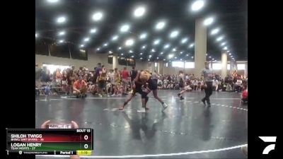 108 lbs Round 5 (6 Team) - Shiloh Twigg, BHWC/ Dirt Divers vs Logan Henry, Team Misfits