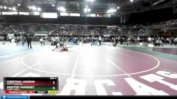 170 lbs Cons. Round 1 - Preston Vandehey, Forest Grove vs Christian Langdon, Nampa Christian