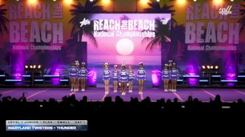 Maryland Twisters - Thunder [2026 L1 Junior - Flex - Small Day 1] 2026 ACDA Reach the Beach Grand Nationals DI/Worlds