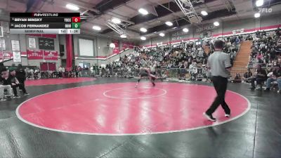 132 lbs Semifinal - Bryan Minsky, Yucca Valley vs Jacob Fernandez, Bonita