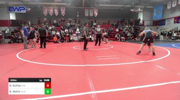 101 lbs Rr Rnd 2 - Bentley Sutton, Vinita Kids Wrestling vs Braylon Welch, Heat