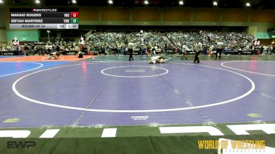138 lbs Round Of 64 - Makaio Rogers, VICI Wrestling vs Izeyah Martinez, THRESHOLD WRESTLING CLUB