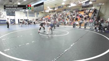 155 lbs 5th Place Match - Anjelika-Marie Shiflett, Los Osos vs Josephine Kuss, Hillcrest