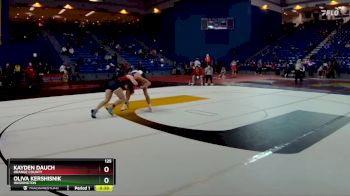 125 lbs Cons. Round 3 - Kayden Dauch, Orange County vs Oliva Kershisnik, Washington