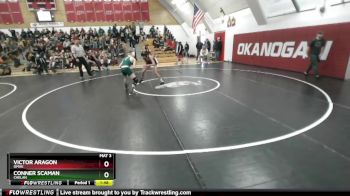 106 1A 1st Place Match - Conner Scaman, Chelan vs Victor Aragon, Omak