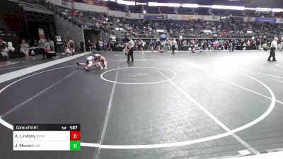 115 lbs Consi Of 8 #1 - Aidan Lindsay, Ground Zero Wrestling Club vs Jair Maciel, Hutch Wrestling Club