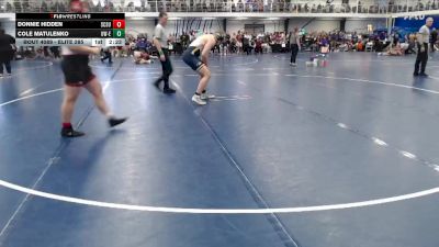 Elite 285 lbs Champ. Round 2 - Donnie Hidden, St. Cloud State vs Cole Matulenko, Wisconsin-Eau Claire
