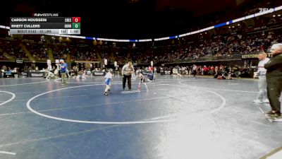 52 lbs Consy 2 - Carson Houssein, Crestwood vs Rhett Cullers, Corry