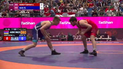61kg Quarterfinal - Arsen Harutyunyan, ARM vs Besir Alili, MKD