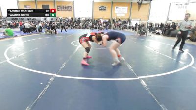 120 lbs Consolation - Lauren McAteer, Walpole vs Alanna Smith, Camden Hills