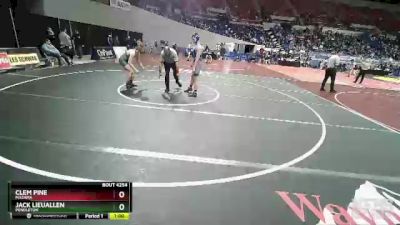 4A-152 lbs Cons. Round 2 - Jack Lieuallen, Pendleton vs Clem Pine, Mazama