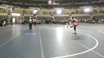 133 Championship Bracket Champ. Round 1 - Alijah Hibbler, Coon Rapids vs Carson Ebner, Elk River