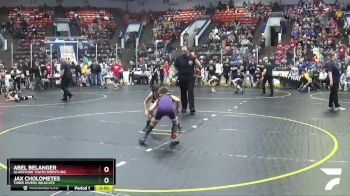 64 lbs Cons. Round 3 - Jax Cholometes, Three Rivers Wildcats vs Abel Belanger, Gladstone Youth Wrestling