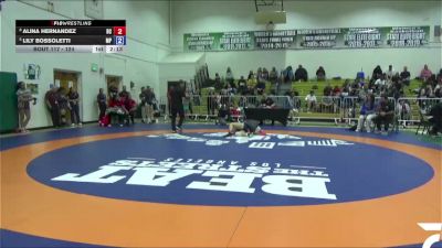 124 lbs Cons. Round 2 - Alina Hernandez, Bakersfield College vs Lily Bossoletti, Moorpark