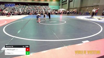46 lbs Round Of 16 - Jackson McDougall, Central Coast Most Wanted vs Richie Rios, Pride WC
