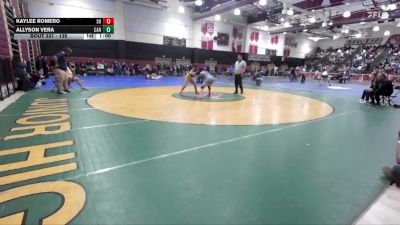 135 lbs Cons. Round 1 - Allyson Vera, Carter vs Kaylee Romero, Shadow Hills