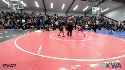 61 lbs Round Of 16 - Knox Williams, Perry Wrestling Academy vs Legend Bigheart, Sperry Wrestling Club