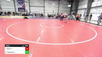 160 lbs Consi Of 8 #1 - Justin Batty, ME vs Andrew Meadows, NC