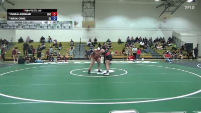 207 lbs Semifinal - Paula Aguilar, Sacramento City College vs Maya Cruz, Santa Ana College