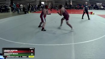 215 lbs Cons. Round 2 - Jensen Morton, Redwood Valley vs Kingston Beach, Centennial