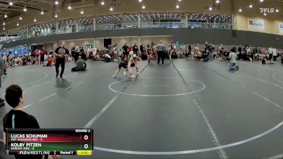 60 lbs Round 2 - Kolby Pitzen, Kardiac Kidz vs Lucas Schuman, Mat Assassins Red