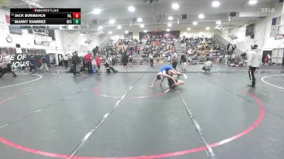 126 lbs Cons. Round 3 - Jack Burmahln, Valencia/Placentia vs Manny Ramirez, Western