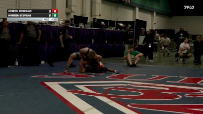 144 lbs 3rd Place - Joseph Toscano, CA vs Hunter Stevens, WI