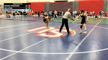 141 lbs Champ. Round 2 - Michael Phoutasen, Apprentice School vs Max Apsel, Johns Hopkins