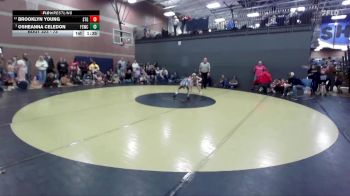 73 lbs Cons. Round 2 - Osheanna Celedon, Fighting Squirrels Wrestling Club vs Brooklyn Young, Small Town Grims