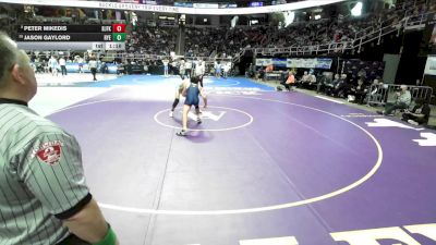 I-165 lbs Champ. Round 2 - Jason Gaylord, Rye vs Peter Mikedis, Bellmore JFK