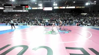 4A 157 lbs Quarterfinal - Aiden Dodd, Bonners Ferry vs Wade Williams, American Falls