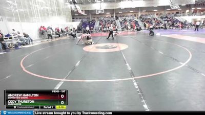 197 lbs Cons. Round 4 - Cody Thurston, Lindenwood vs Andrew Hamilton, Grand View (Iowa)