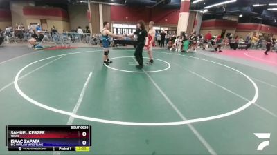 182 lbs Cons. Round 2 - Samuel Kerzee, Texas vs Isaac Zapata, 512 Outlaw Wrestling