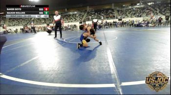 58 lbs Consi Of 4 - Baker Boyd, Rough Riders vs Maxon Rollins, Noble Takedown Club