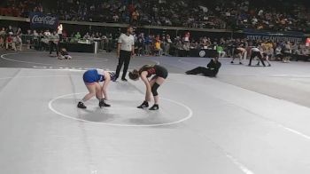 G 107 lbs Champ. Round 1 - Liliana McPhearson, Fontainebleau Girls vs Dylan Gates, Mandeville Girls