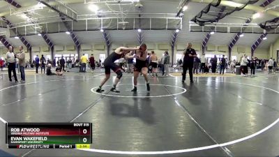 197 lbs Cons. Round 2 - Rob Atwood, Virginia Military Institute vs Evan Wakefield, Davenport University