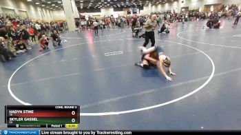 138 lbs Cons. Round 3 - Skyler Gassel, CA vs Hadyn Stine, TX