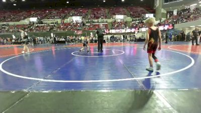 49 lbs Cons. Round 5 - Colton Redmond, Livingston Wrestling Club vs Ryker Ehrich, Gladiator Wrestling Academy