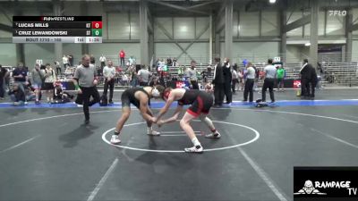 165 lbs Cons. Round 2 - Lucas Mills, KS Thunderstruck vs Cruz Lewandowski, SW Timberwolves