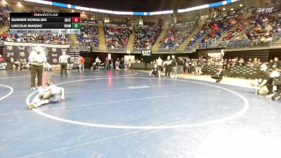 50 lbs Round Of 32 - Gunner Kowalski, Southern Columbia vs Lincoln Magdic, Thomas Jefferson