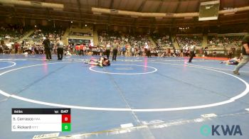 84 lbs Round Of 16 - Savannah Carrasco, HURRICANE WRESTLING ACADEMY vs Carter Rickard, Standfast