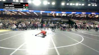 190 3A Champ. Round 1 - Eliel Santos, Miami Southridge Hs vs Trent Jacobs, Sumner Hs