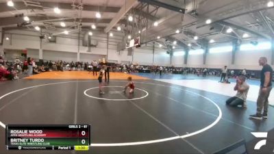 61 lbs Round 2 - Rosalie Wood, Apex Grappling Academy vs Britney Turdo, Texas Elite Wrestling Club